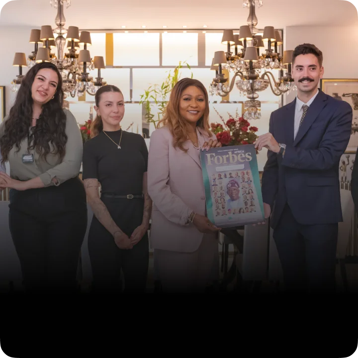 A visit from Forbes Africa, from Oyindamola’s photo archive